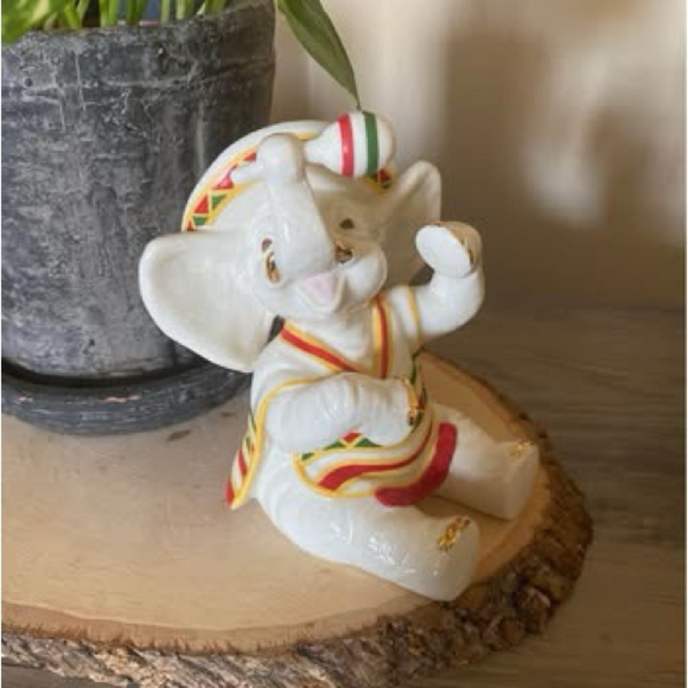 Lenox Fiesta Fun Elephant Figurine